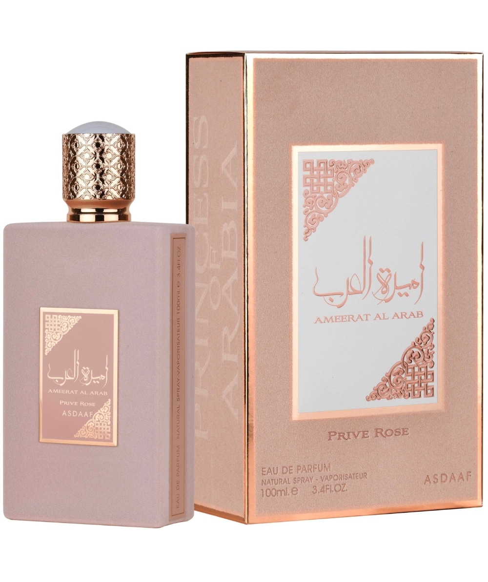 Eau de parfum AMEERAT AL ARAB PRIVEE ROSE - ASDAAF - 100 ml