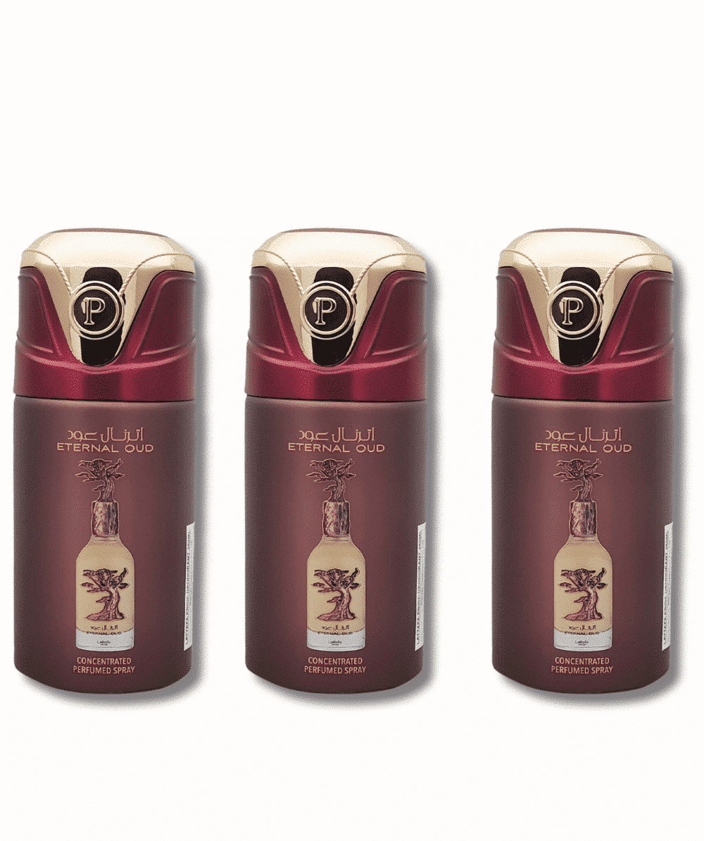 Déodorant Eternal Oud - Lattafa - 250ml - Lot de 3