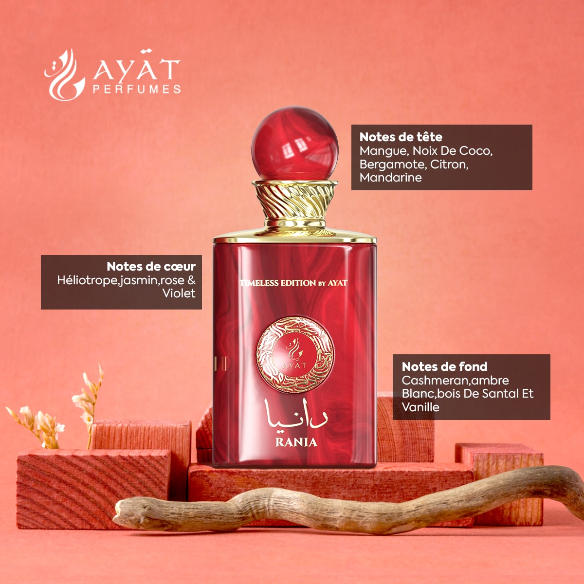 Eau de Parfum Rania – Ayat Perfumes