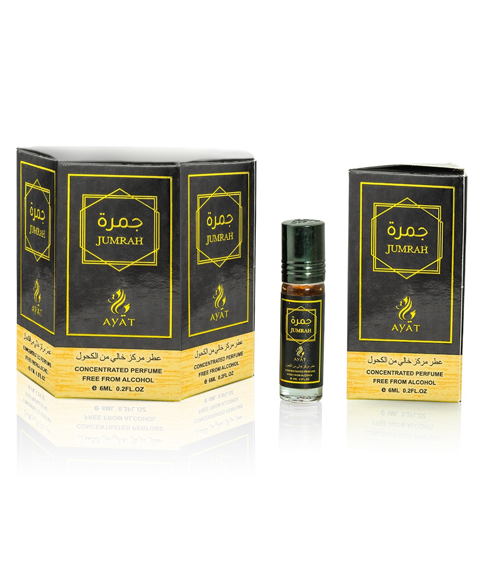 Huile Parfumée Jumrah – Ayat Perfumes – 6 x 6ml