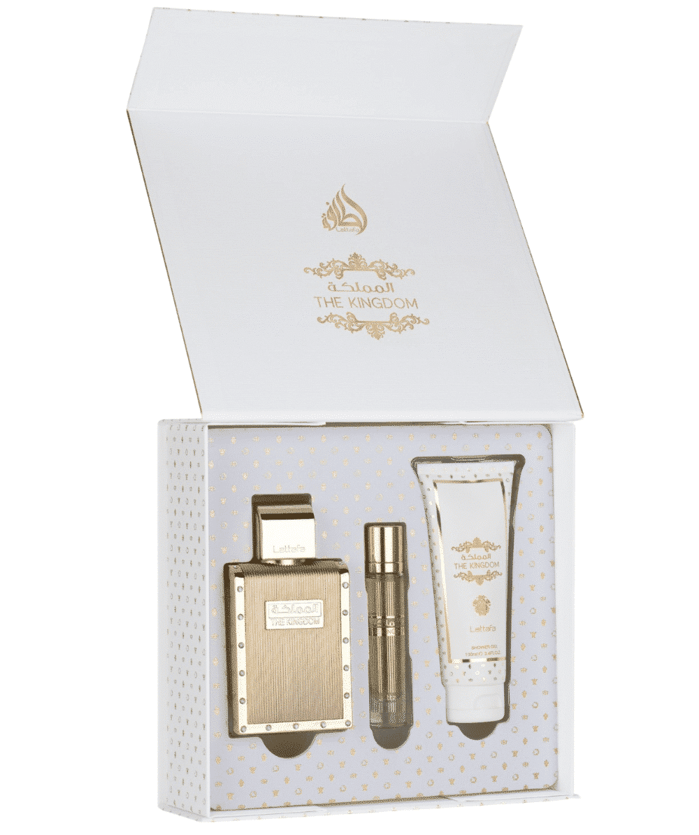 Coffret parfum The Kingdom For men de chez Lattafa