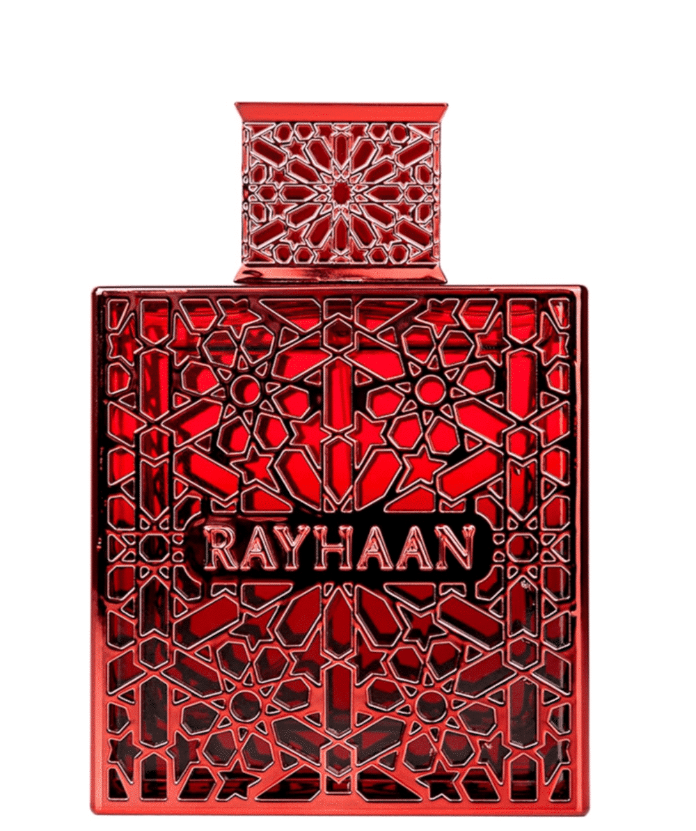 Eau de parfum pour homme Crimson de chez Rayhaan