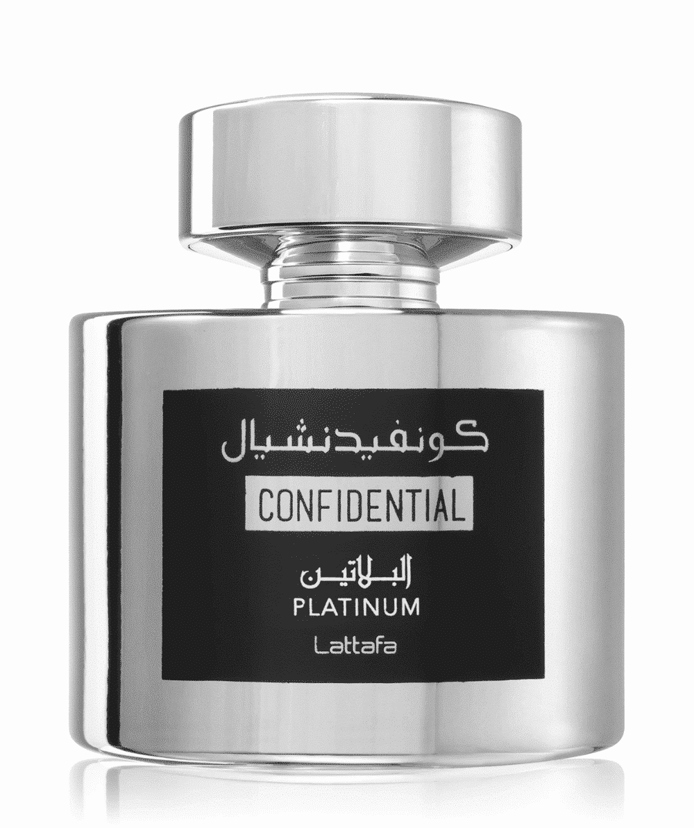 Confidential Platinum de Lattafa Perfumes est un parfum Boisé Aromatique pour homme.