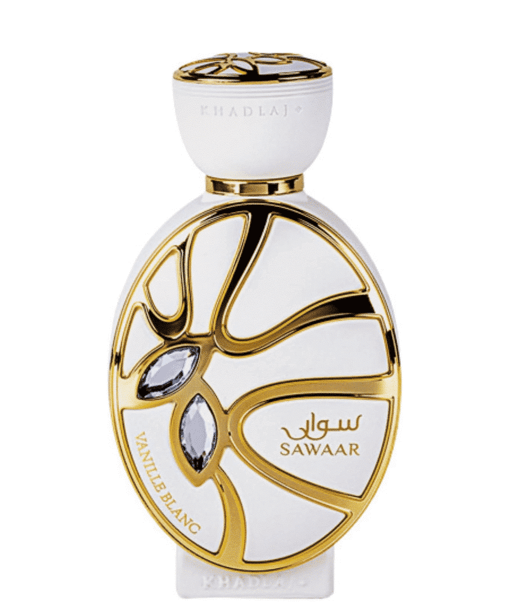Sawaar Vanille Blanc de Khadlaj Perfumes est un parfum Oriental Vanillé pour homme et femme.