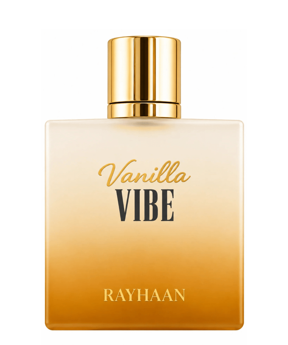 Rayhaan Vanilla Vibe s'ouvre sur un accord doux et fruité de prune et de freesia